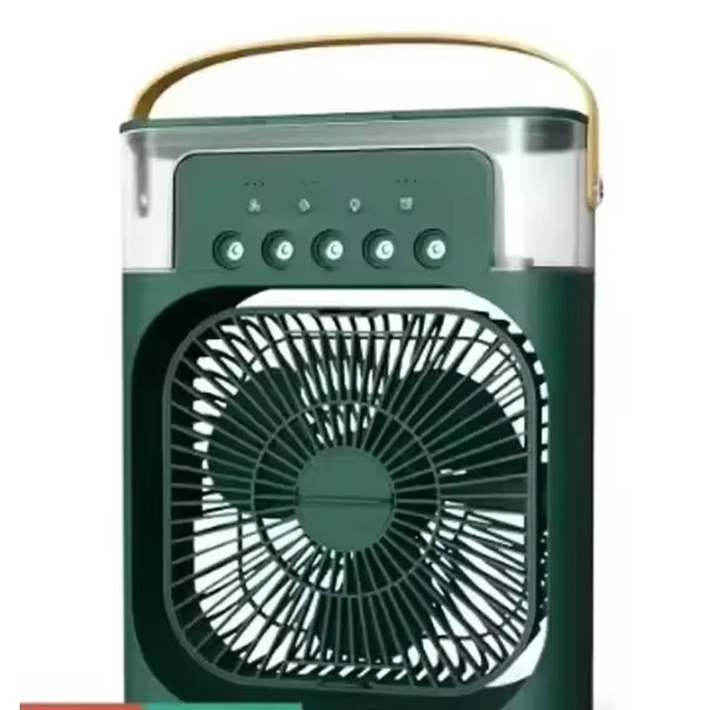 Portable Fan Air Conditioners USB Electric Fan Air Cooler LED Night Light Water Mist Fun 3 in 1 Air Humidifier for Home